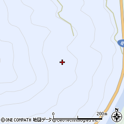 徳島県美馬市穴吹町口山（左手）周辺の地図