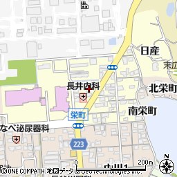 山口県山陽小野田市栄町7-28周辺の地図