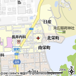 山口県山陽小野田市栄町2周辺の地図