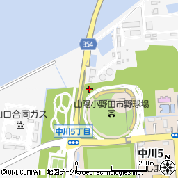 小野田市中高年雇用福祉事業団周辺の地図