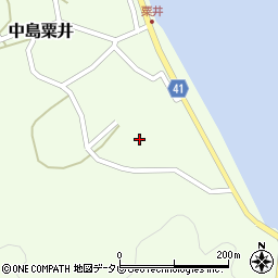 愛媛県松山市中島粟井26周辺の地図
