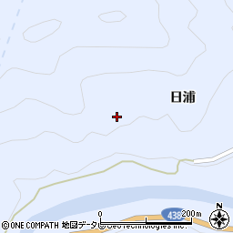 徳島県美馬郡つるぎ町貞光日浦326周辺の地図