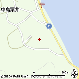 愛媛県松山市中島粟井22周辺の地図