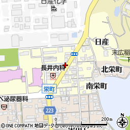 山口県山陽小野田市栄町7周辺の地図