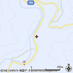 和歌山県日高郡日高川町愛川358周辺の地図