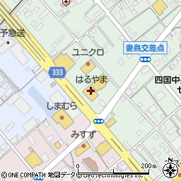 紳士服はるやま三島川之江店周辺の地図
