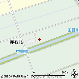 徳島県小松島市田野町赤石北90周辺の地図