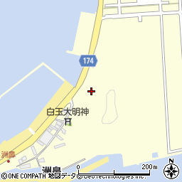 笠戸島公園線周辺の地図