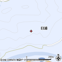 徳島県美馬郡つるぎ町貞光日浦97周辺の地図
