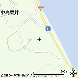 愛媛県松山市中島粟井23周辺の地図