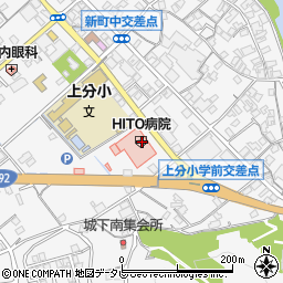 愛媛銀行ＨＩＴＯ病院 ＡＴＭ周辺の地図