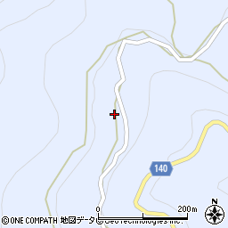 徳島県三好市井川町井内西2376周辺の地図