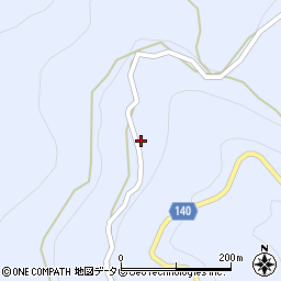 徳島県三好市井川町井内西2378周辺の地図