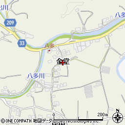 徳島県徳島市八多町（金堂）周辺の地図