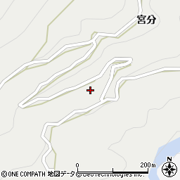 徳島県名西郡神山町阿野宮分314周辺の地図