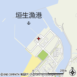 垣生漁協周辺の地図