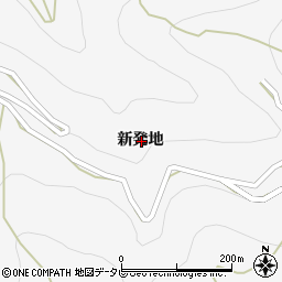 徳島県三好郡東みよし町西庄新発地周辺の地図