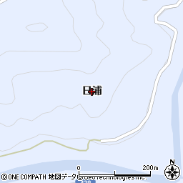 徳島県つるぎ町（美馬郡）貞光（日浦）周辺の地図
