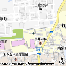 山口県山陽小野田市栄町8周辺の地図