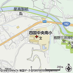 南小学校　非常用周辺の地図