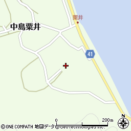 愛媛県松山市中島粟井249周辺の地図