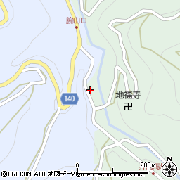 徳島県三好市井川町井内東802周辺の地図