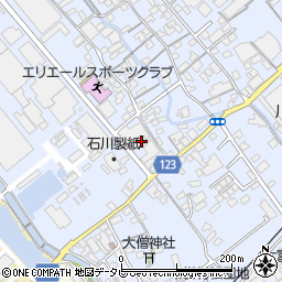 石川製紙周辺の地図