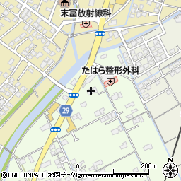 山口県宇部市中野開作71-1周辺の地図