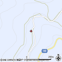 徳島県三好市井川町井内西2358周辺の地図