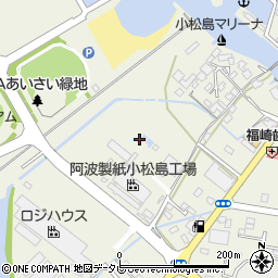 徳島県小松島市和田島町松田新田周辺の地図