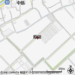 徳島県徳島市多家良町原田周辺の地図