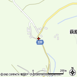 愛媛県松山市萩原周辺の地図