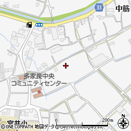 徳島県徳島市多家良町中筋183周辺の地図