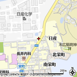 山口県山陽小野田市栄町7-5周辺の地図