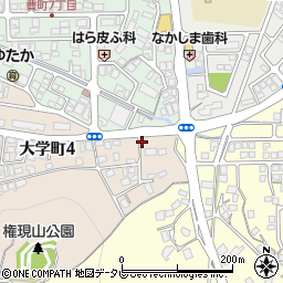 ファミリーマート下関大学町店周辺の地図