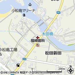 徳島県小松島市和田島町松田新田135周辺の地図