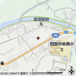 ローソン四国中央金田町店周辺の地図