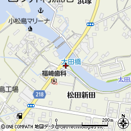 徳島県小松島市和田島町松田新田37周辺の地図