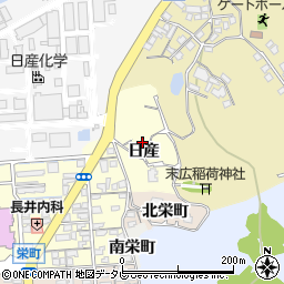 山口県山陽小野田市日産周辺の地図