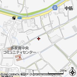 徳島県徳島市多家良町中筋184周辺の地図