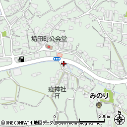 垢田公会堂前周辺の地図