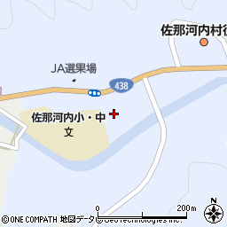 ＪＡ徳島市佐那河内周辺の地図