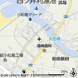 徳島県小松島市和田島町松田新田38周辺の地図