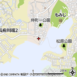 山口県下関市長府侍町1丁目14-4周辺の地図