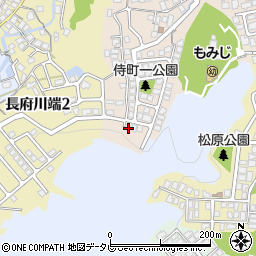 山口県下関市長府侍町1丁目14-1周辺の地図