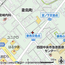 ミニストップ四国中央妻鳥町店周辺の地図