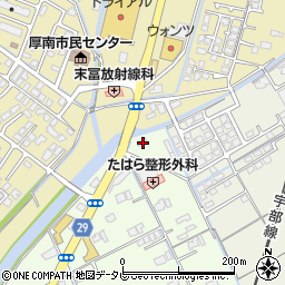 山口県宇部市中野開作68周辺の地図