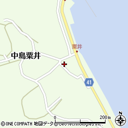 愛媛県松山市中島粟井269周辺の地図