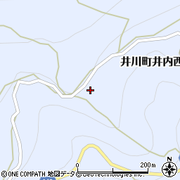 徳島県三好市井川町井内西3877周辺の地図