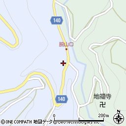 徳島県三好市井川町井内西1487周辺の地図